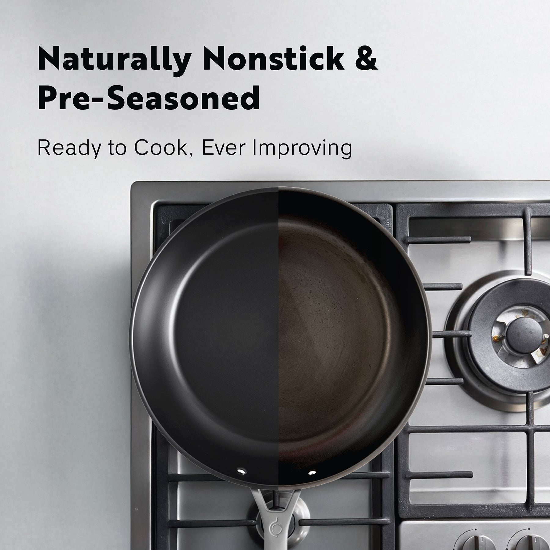 Tri-Ply Carbon Steel 
12-Inch Frying Pan