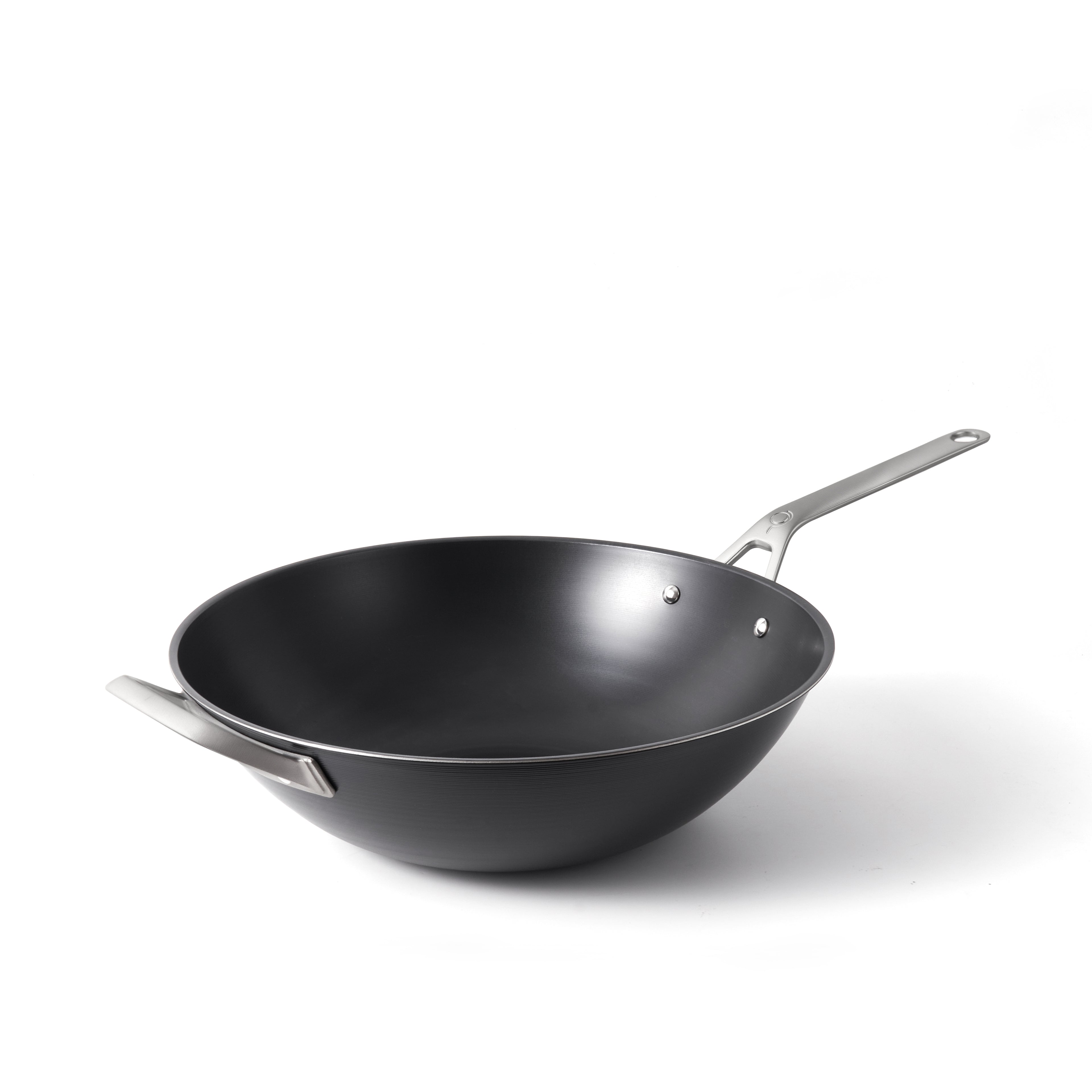 Tri-Ply Carbon Steel 
13-Inch Wok with Helper Handle